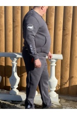 Костюм мужской с вышивкой (серый)