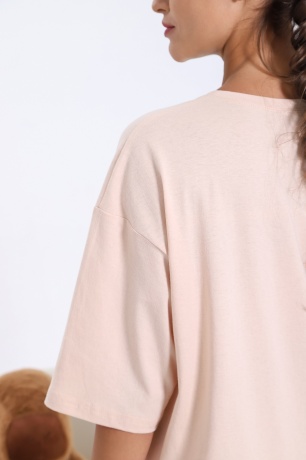 Пижама женская с капибарой Капи-4 бежевый