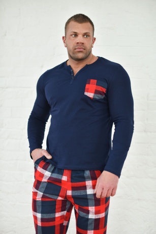 Мужская пижама Горец (темно-синий)