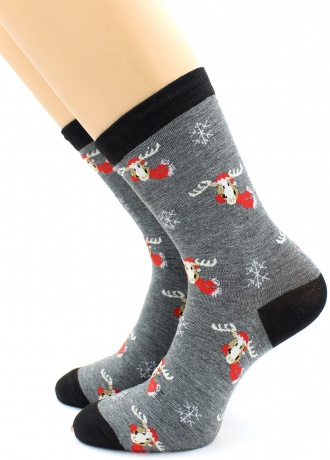 Носки мужские Лось, х/б