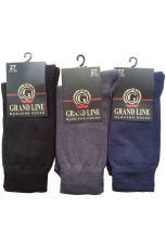 Носки мужские МТ-219 теплые, темно-серые