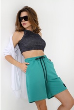 Шорты женские Сияние стиля-2 малахит