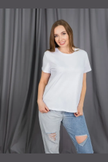 Джемпер женский Классика белый