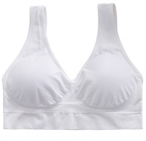 Топ "Классика" с вкладышем, белый