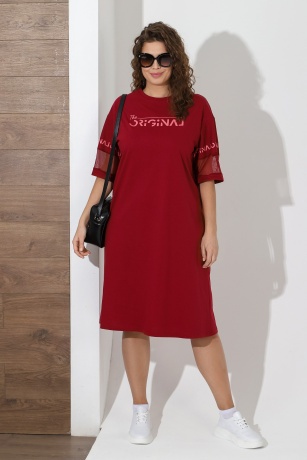 Туника женская Медея бордовый