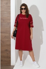 Туника женская Медея бордовый