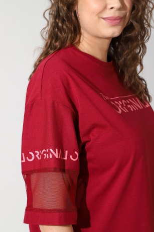 Туника женская Медея бордовый