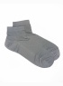 Носки мужские укороченные с перфорацией, серые