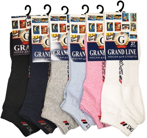 Носки женские С-40/1 голубой/мята