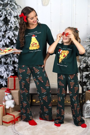 Костюм для девочки Пиццайоло-1 зеленый