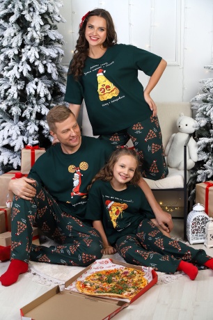 Костюм для девочки Пиццайоло-1 зеленый