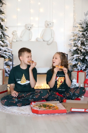 Костюм для девочки Пиццайоло-1 зеленый