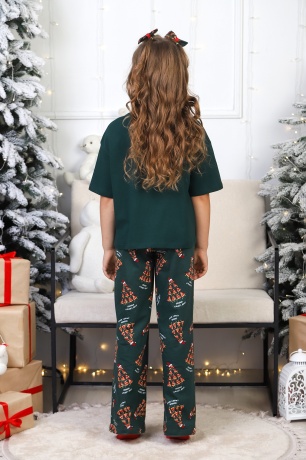 Костюм для девочки Пиццайоло-1 зеленый