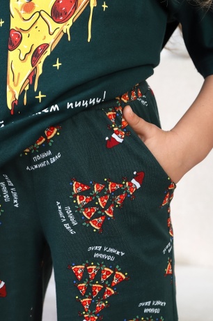 Костюм для девочки Пиццайоло-1 зеленый