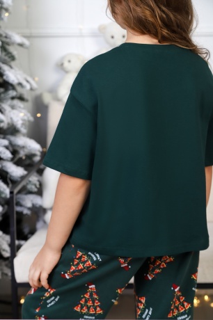 Костюм для девочки Пиццайоло-1 зеленый