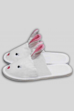 Детские флисовые тапочки &quot;Зайки&quot;