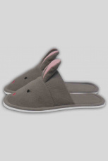 Детские флисовые тапочки &quot;Зайки&quot;