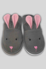 Детские флисовые тапочки &quot;Зайки&quot;