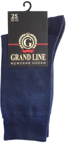 Носки мужские М-152 (точки) джинс