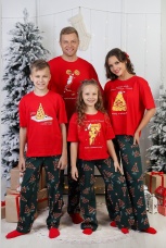 Костюм для девочки Пиццайоло-1 красный