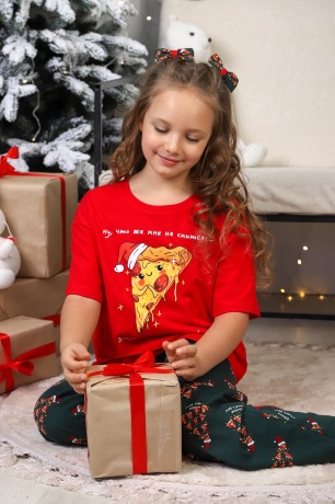 Костюм для девочки Пиццайоло-1 красный