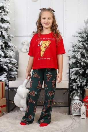 Костюм для девочки Пиццайоло-1 красный