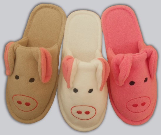 Детские тапочки флис "Хрюшки"