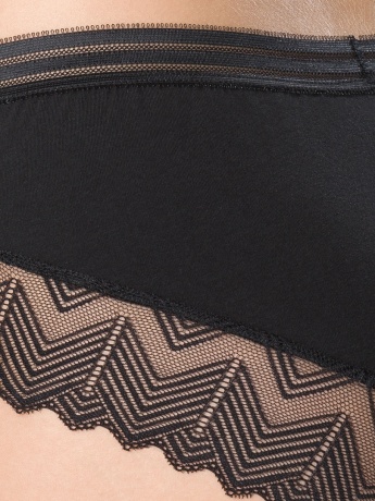 LUHC6313 трусы женские (черный)