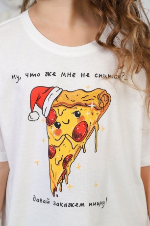 Костюм для девочки Пиццайоло-1 молочный