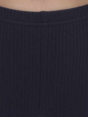 Шорты для девочек, черные в рубчик