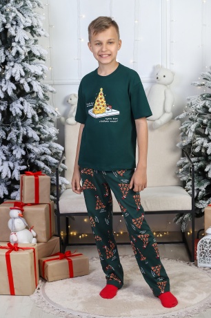 Костюм для мальчика Пиццайоло-2 зеленый