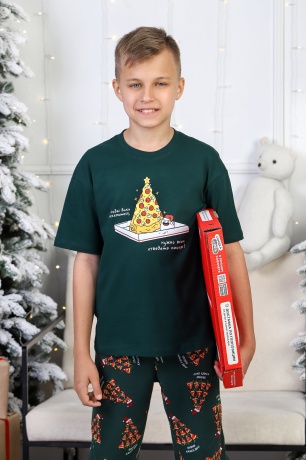 Костюм для мальчика Пиццайоло-2 зеленый