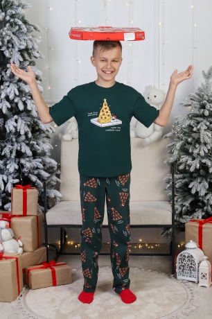 Костюм для мальчика Пиццайоло-2 зеленый