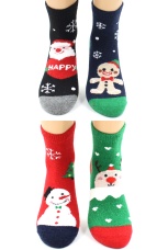 Женские носки Новогоднее ассорти (с ангорой)
