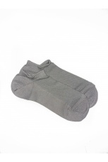 Носки-следки с перфорацией мужские, серые