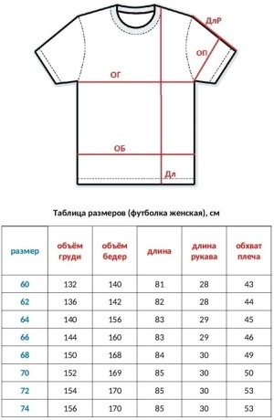 Футболка женская Best, большого размера