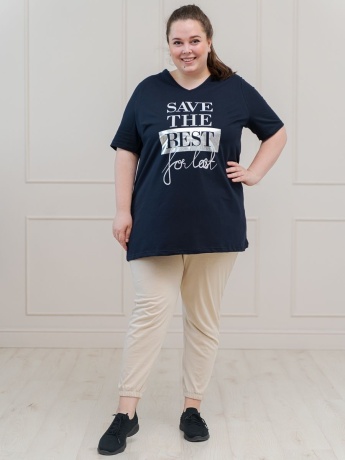 Футболка женская Best, большого размера