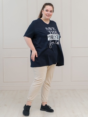 Футболка женская Best, большого размера