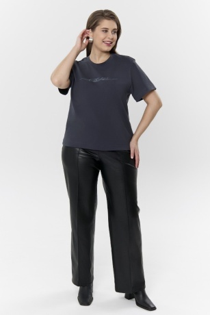 Футболка женская Дельта антрацит