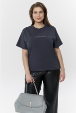 Футболка женская Дельта антрацит