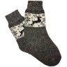 Шерстяные носки высокие с рисунком