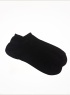 Носки-следки с перфорацией мужские, черные