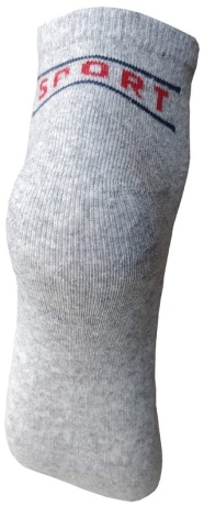 Носки женские ЖС-21 (короткий паголенок), серый