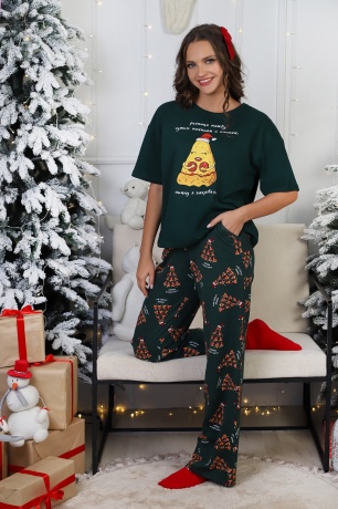 Костюм женский Пиццайоло-3 зеленый