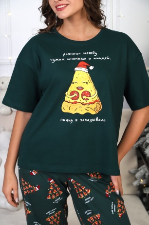 Костюм женский Пиццайоло-3 зеленый