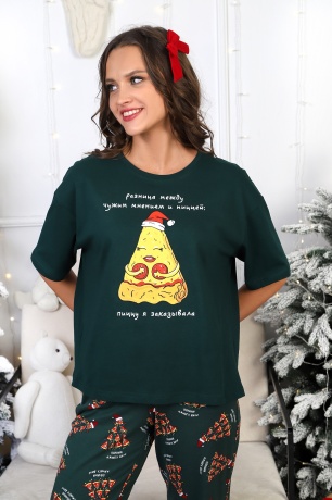 Костюм женский Пиццайоло-3 зеленый