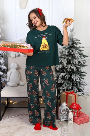 Костюм женский Пиццайоло-3 зеленый