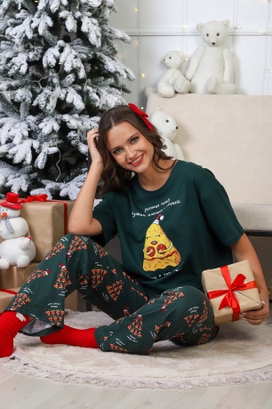 Костюм женский Пиццайоло-3 зеленый