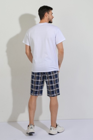 Шорты мужские Штурман-2 синяя клетка
