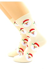 Женские носки Дед Мороз (х/б)